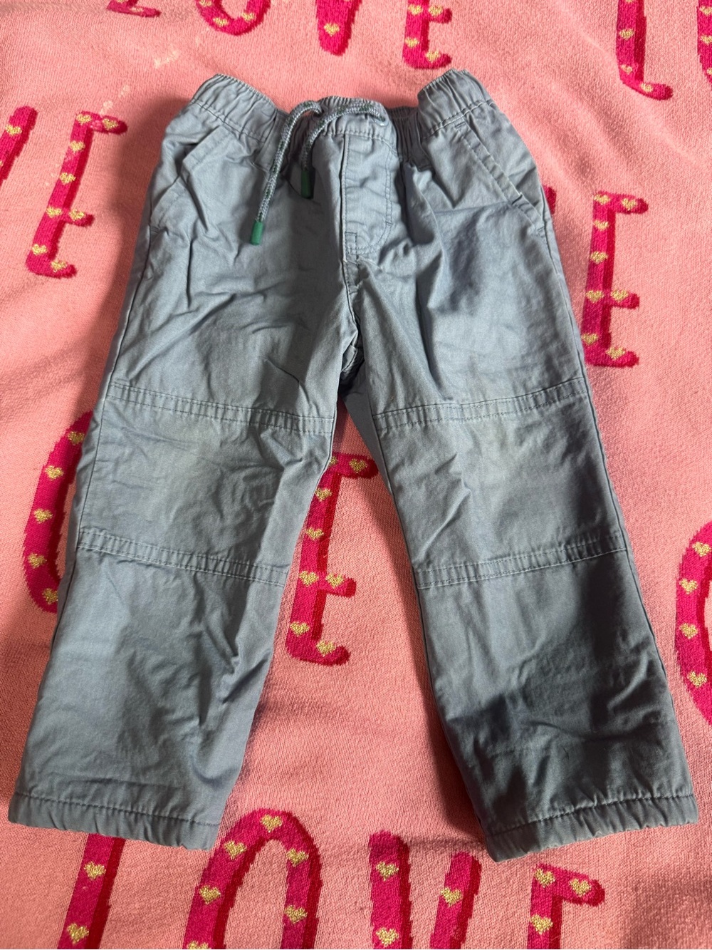 Gymboree Light Blue Drawstring Kids Pants